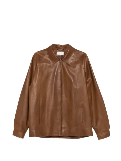 The Row Mount leather jacket Brown 1332L644
