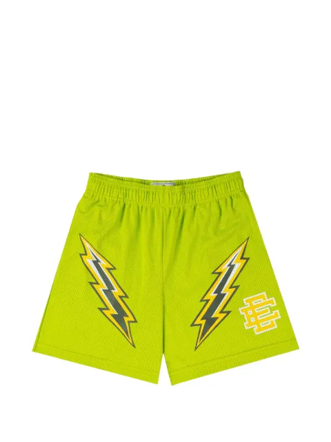ERIC EMANUEL bolt logo shorts Green EE076
