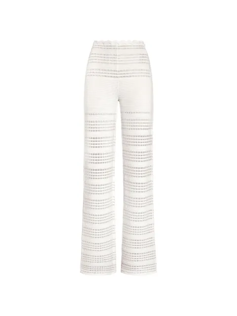 Genny knit trousers White 80AAF844CMX61