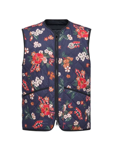 Moncler Franqui quilted vest Blue L10911A000485999D