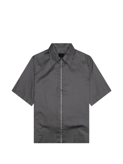 Givenchy zipped patterned shirt Grey BM60PK140C056