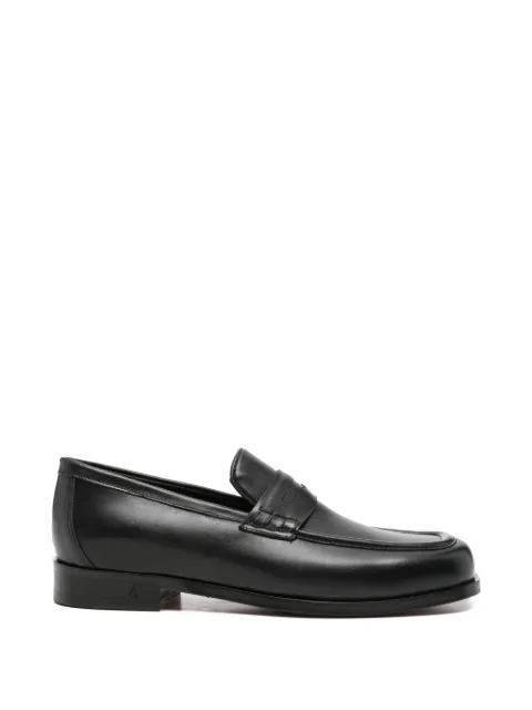 MORGILLO Levi penny-strap loafers Black 21607