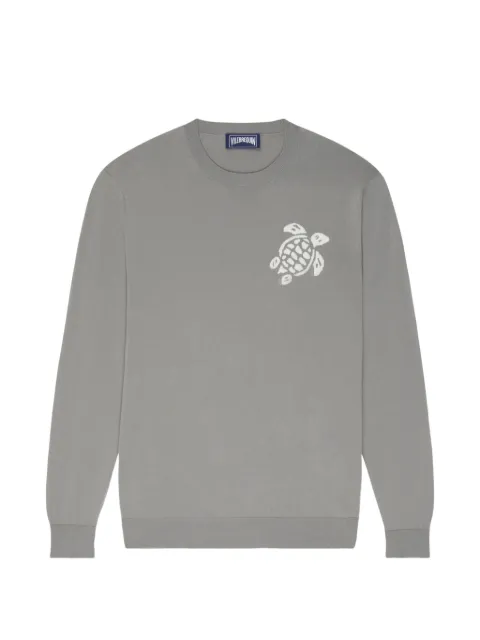 Vilebrequin jacquard-turtle sweater Grey RAYAS477