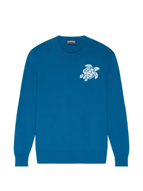 Vilebrequin jacquard crew-neck sweater Blue RAYB9006