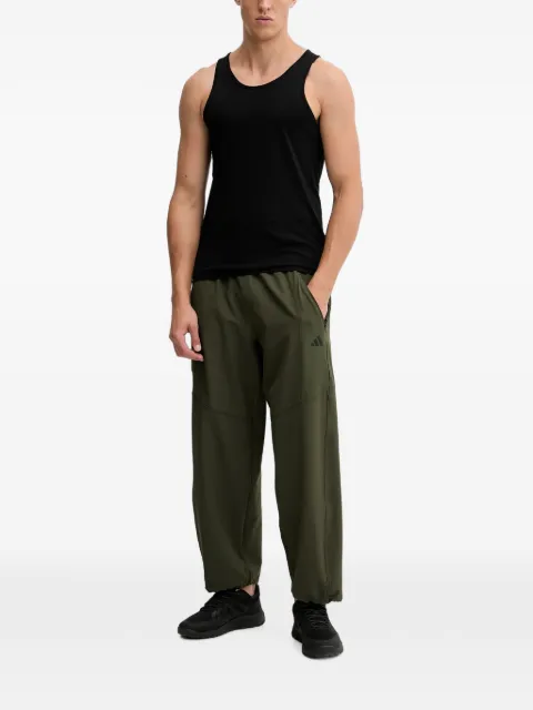 adidas PrimeLift logo-print track pants Green JV9659