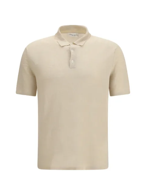 Roberto Collina short-sleeved polo shirt Neutrals 261MYA20024