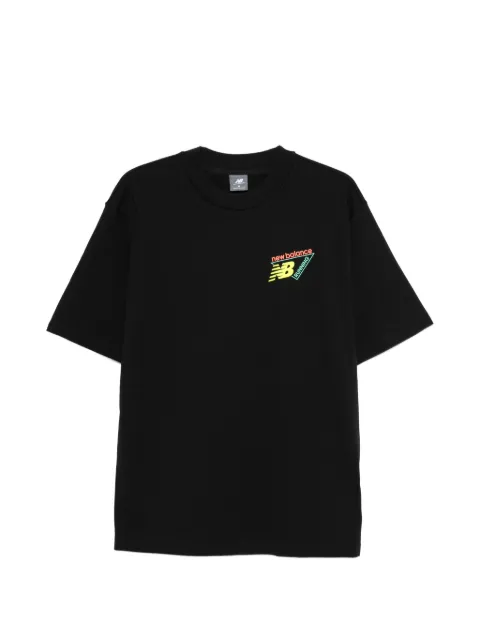 New Balance classic tri-logo heat map T-Shirt Black MT61V4ZG