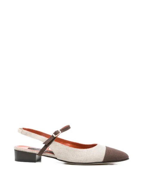 Carel Paris Oceano 26 toe-cap flat pumps Neutrals OCEANO26