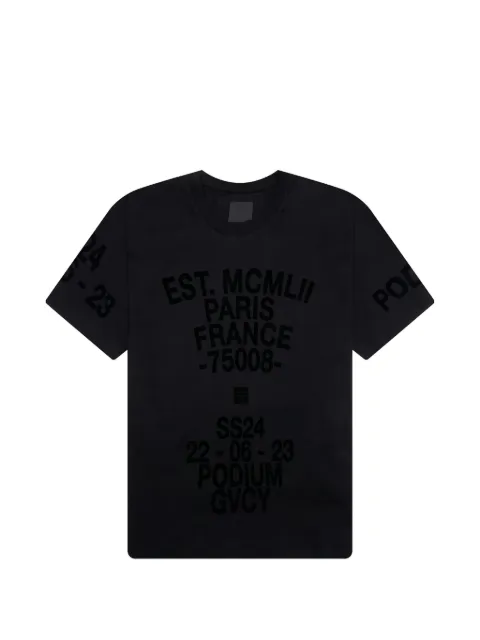 Givenchy crew-neck T-shirt Black BM71JB3YL7