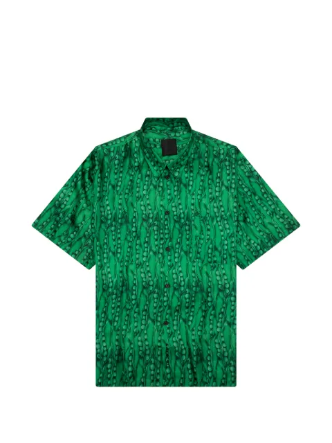 Givenchy chest-pocket shirt Green BM60Y6151B