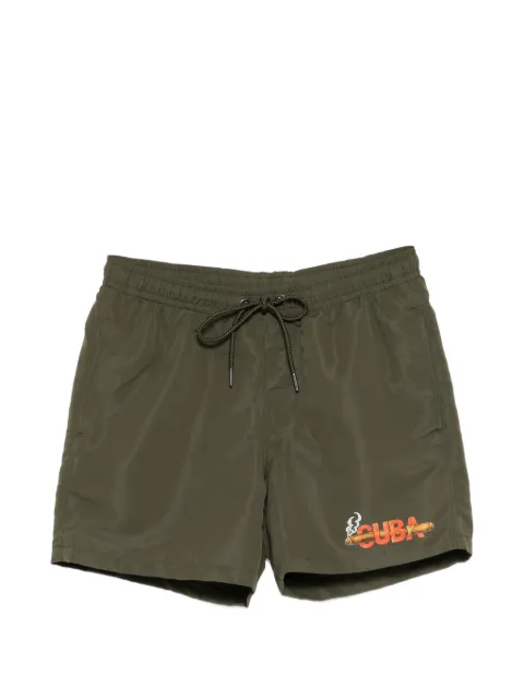 Melt graphic-print swimming shorts Green MS5243SHO