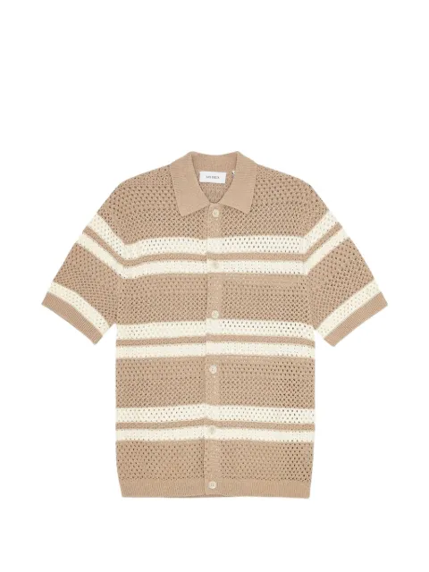 Les Deux Gianni striped shirt Neutrals 1001304