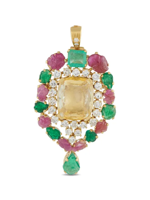 Gazdar diamond brooch Gold GA28020626