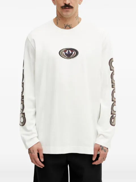 adidas Alternative Sport Archive long-sleeve logo-print T-shirt White KS6859