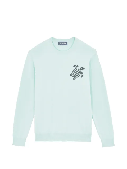 Vilebrequin turtle crew-neck sweater Blue RAYAS477