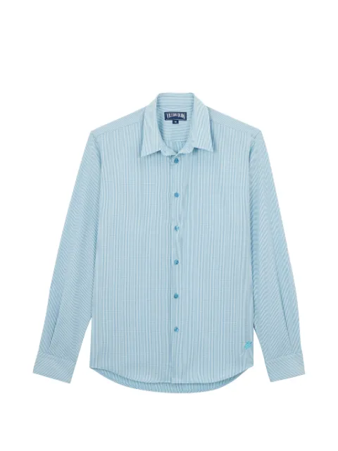 Vilebrequin buttoned striped shirt Blue OOLCL346