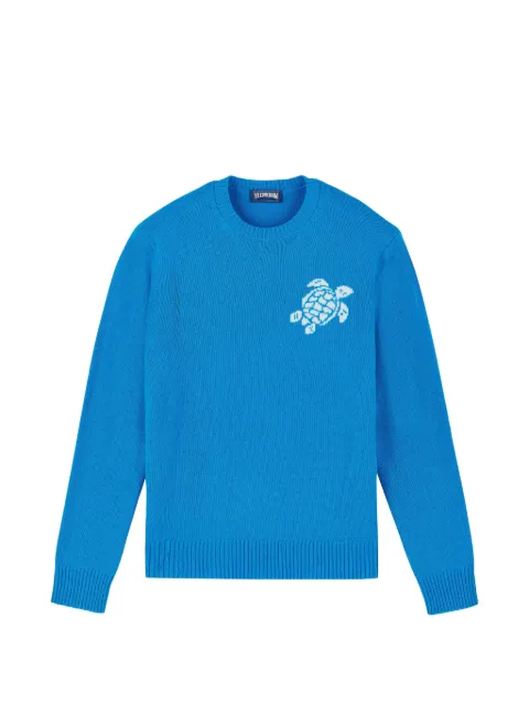 Vilebrequin turtle crew-neck sweater Blue RAYB9006