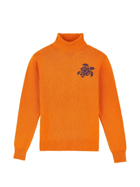 Vilebrequin turtleneck sweater Orange FGEB9006