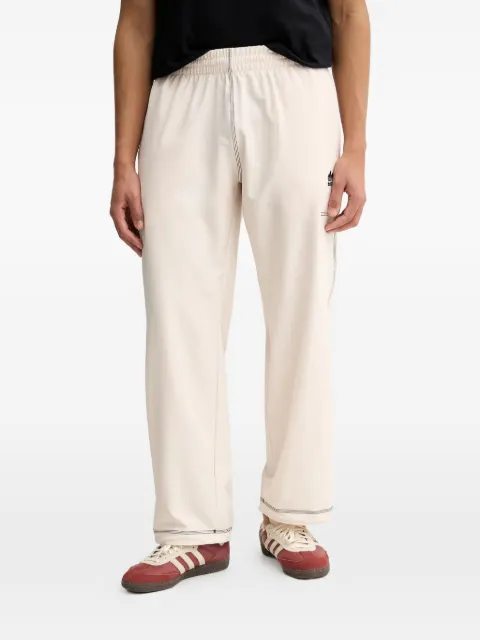 adidas logo-embroidered track pants Neutrals KA8545