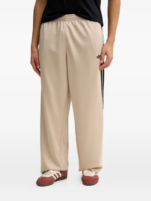 adidas Adicolor Loose logo-embroidered side-stripe track pants Neutrals KC8527