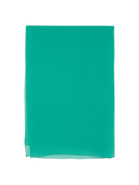 Max Mara green silk scarf Green 2614541092600