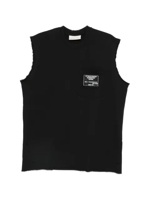 Song For The Mute Soft Roots tank top Black MTK018P11