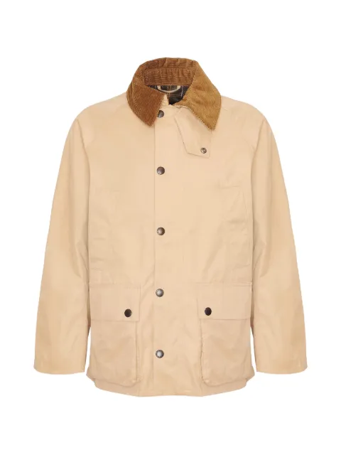 Barbour corduroy-collar jacket Neutrals MCA0933