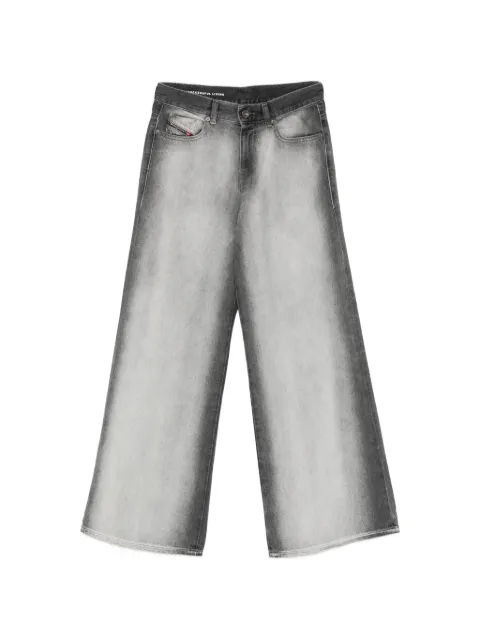 Diesel 1978 D-Akemi-Fsi wide-leg jeans Grey A2383809P28