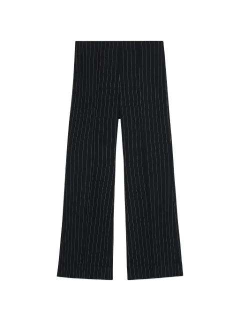 GANNI striped trousers Blue F9067