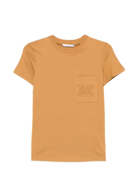 Max Mara Papaia short-sleeve T-shirt Brown 2611941022600