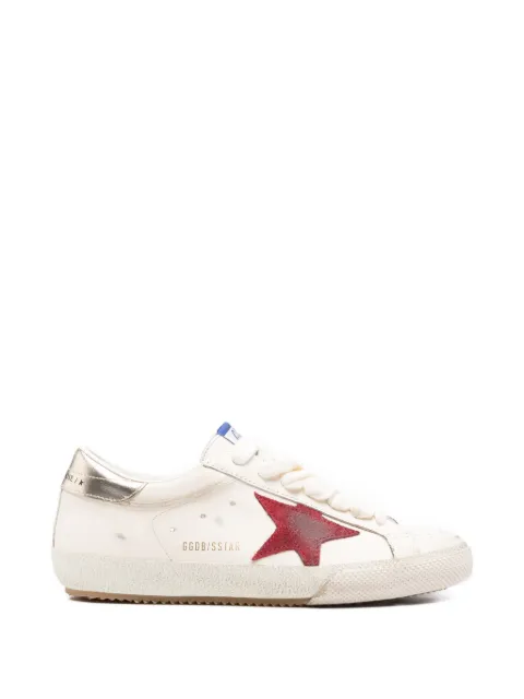 Golden Goose leather star super star sneakers White GMF01003F008137