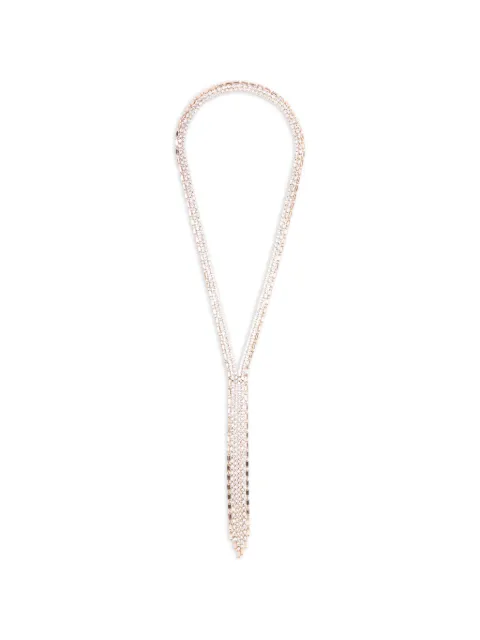 Rosantica Amarena crystal-embellished Bijoux necklace Pink 17830NEFMLT