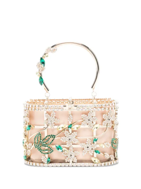Rosantica mini Holli crystal-embellished tote bag Gold B18378