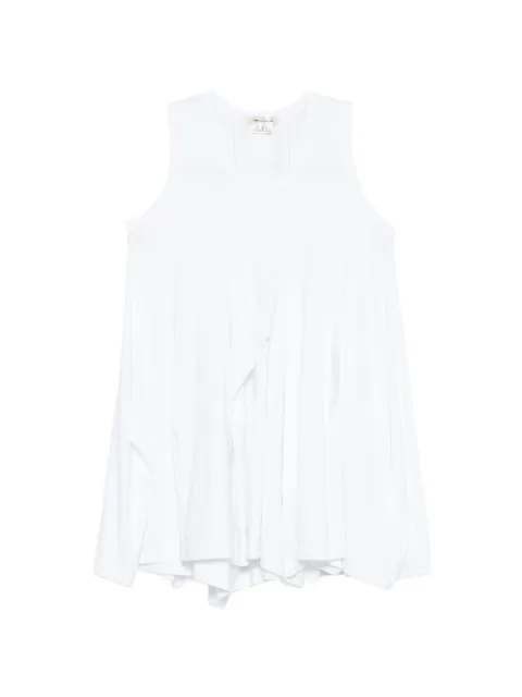 Comme Des Garçons draped asymmetric T-shirt White GQT007