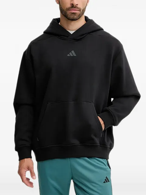 adidas logo hoodie Black JZ6248