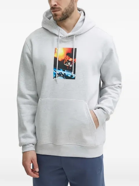 adidas graphic hooded sweatshirt Grey IS2907