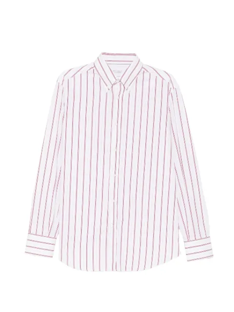 Brunello Cucinelli striped button-down shirt White MA6840038C006