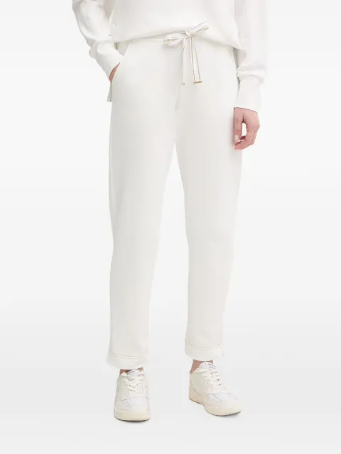 LUISA SPAGNOLI Alborella tie-fastening track pants White 543164