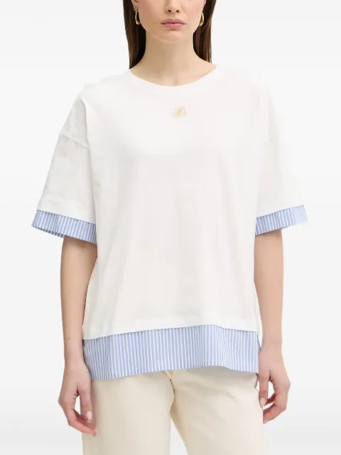LUISA SPAGNOLI Baiadera cotton T-shirt White 543155