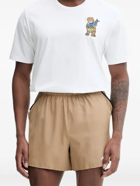 adidas logo-print shorts Brown KA7368