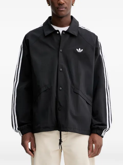 adidas logo-embroidered 3-Stripes jacket Black KE3598