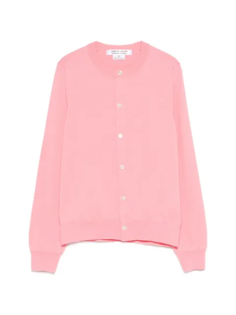 Comme Des Garçons Comme Des Garçons button-up knitwear Pink RQN509