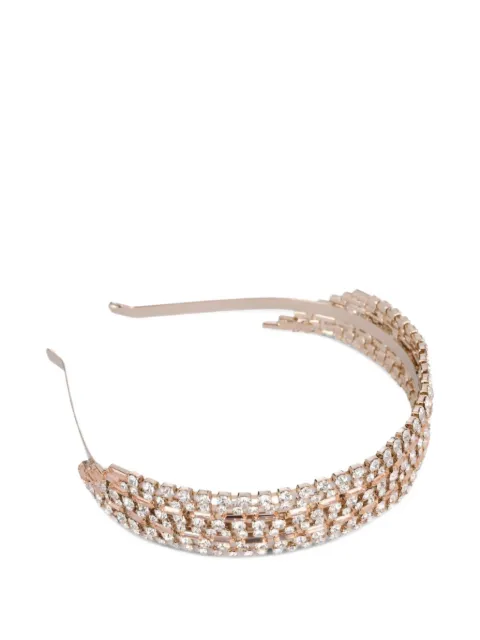 Rosantica crystal-embellished headband Pink 17830HDCIOMLT