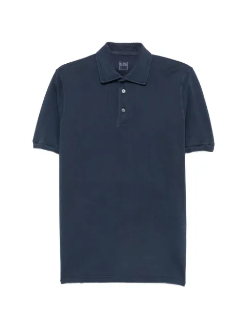 Fedeli short-sleeve polo shirt Blue TUF00102