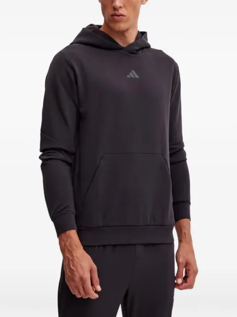 adidas Designed For Training logo-detail hoodie Black IY1119