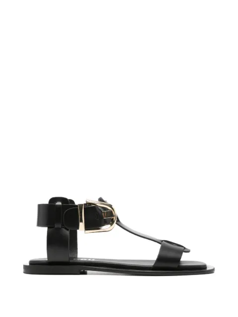 Bibi Lou buckle leather sandals Black 901Z08AA