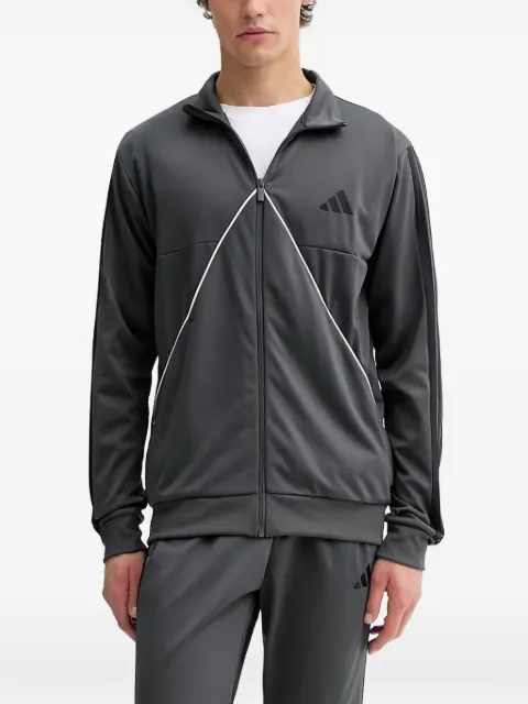 adidas piped zip-up jacket Grey KB8778