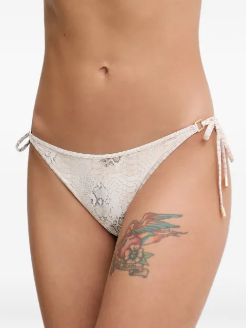 Melissa Odabash Cassis snake-print side-tie bikini bottoms Neutrals MOMALTABOTTOM