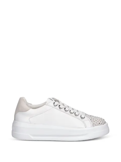 Love Moschino rhinestone-embellished sneakers White JA15035G1OIAB