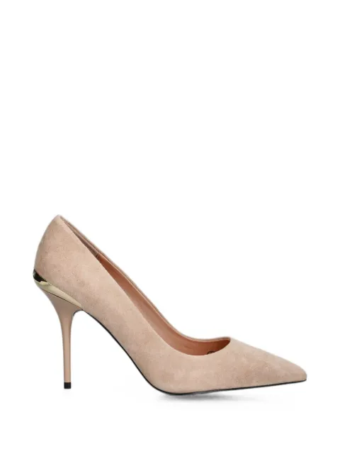 Love Moschino pointed-toe leather pumps Neutrals JA10459G1OJA0